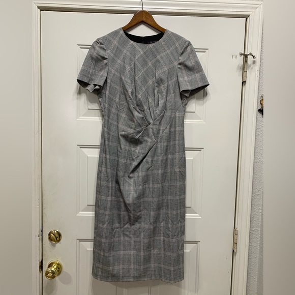 M&S dress, grey mix, maxi, great shape, size 8 US - Picture 1 of 7